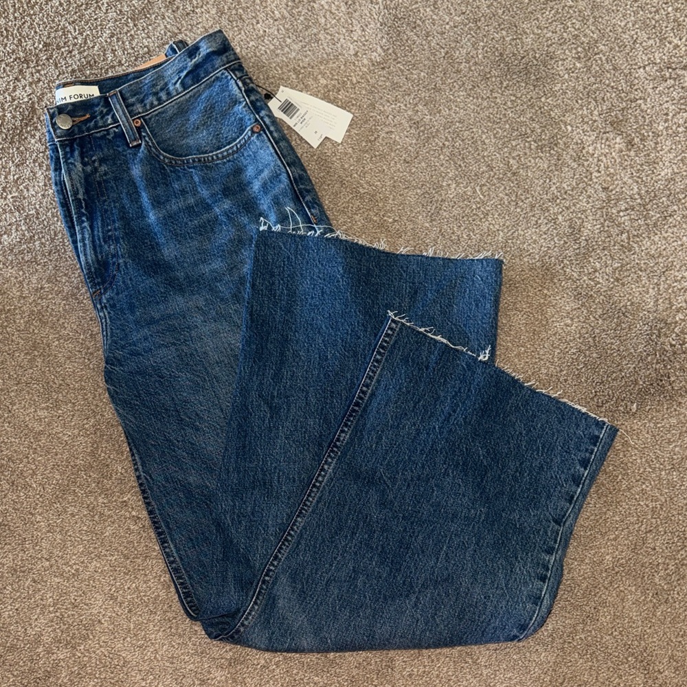 Aritzia Blue Flare & Wide Leg Jeans